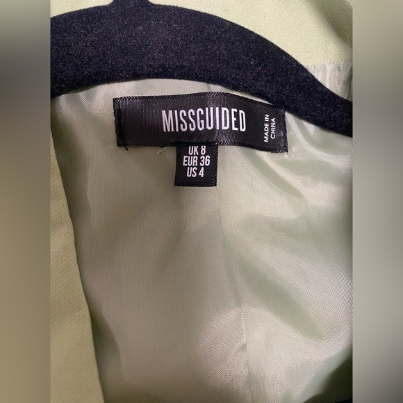 Missguided Sage Green Blazer Dress only worn once - Picture 5 of 5